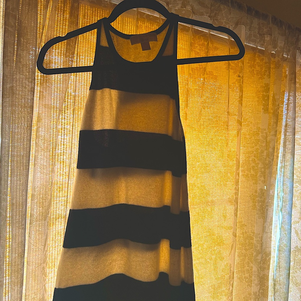 Michael Kors cashmere sweater dress tank style S
